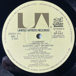Винтажная виниловая пластинка LP ELO Electric Light Orchestra Eldorado (Japan 1978) (No Obi)