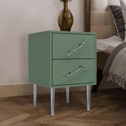 Тумба Арт Колор matte Стайл Сильвер Зеленый нефрит матовый