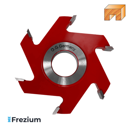 Пазовая насадная твердосплавная фреза "O.G.Germany" (180x32x8 Z6)