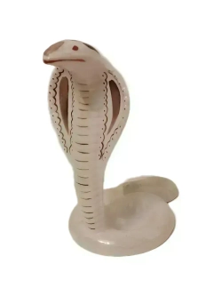 Фарфоровая статуэтка "Кобра", СССР, ПФЗ, 1970 - 1991 гг.