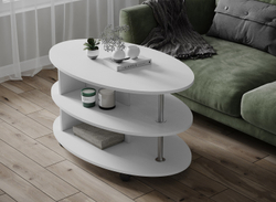 Столик журнальный Консул-4, белый