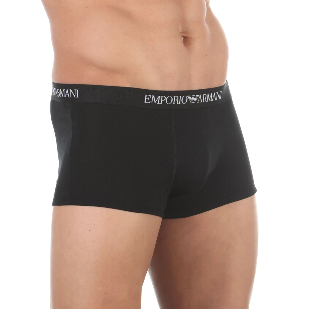 Набор из 3 черных трусов-боксеров Emporio Armani (Размер: XL) (Цвет: черный)