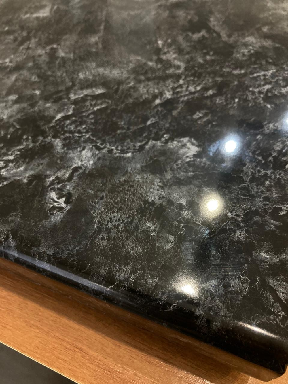 Столешница глянцевая Кастилло темный 3 кат 3050*600*40 (946/1)