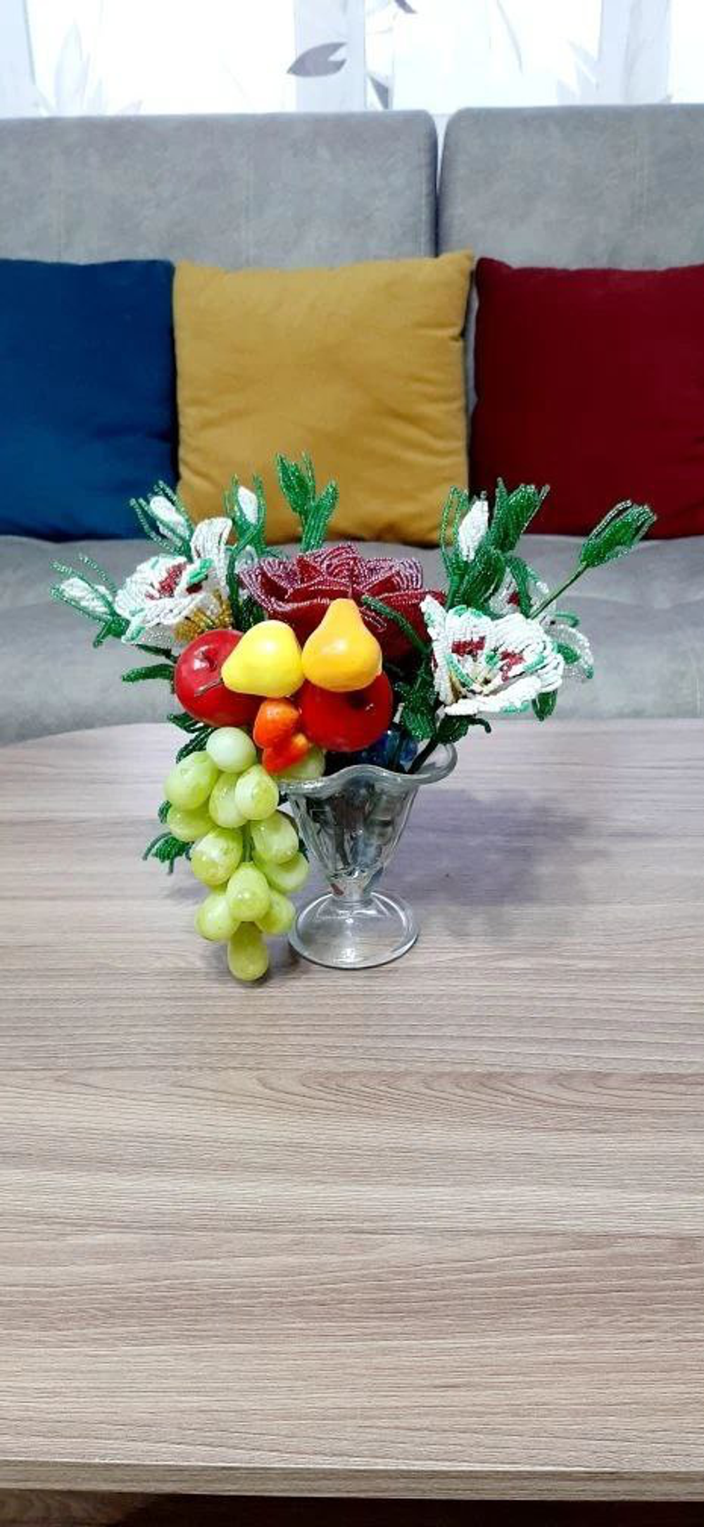 Натюрморт из бисера 23см