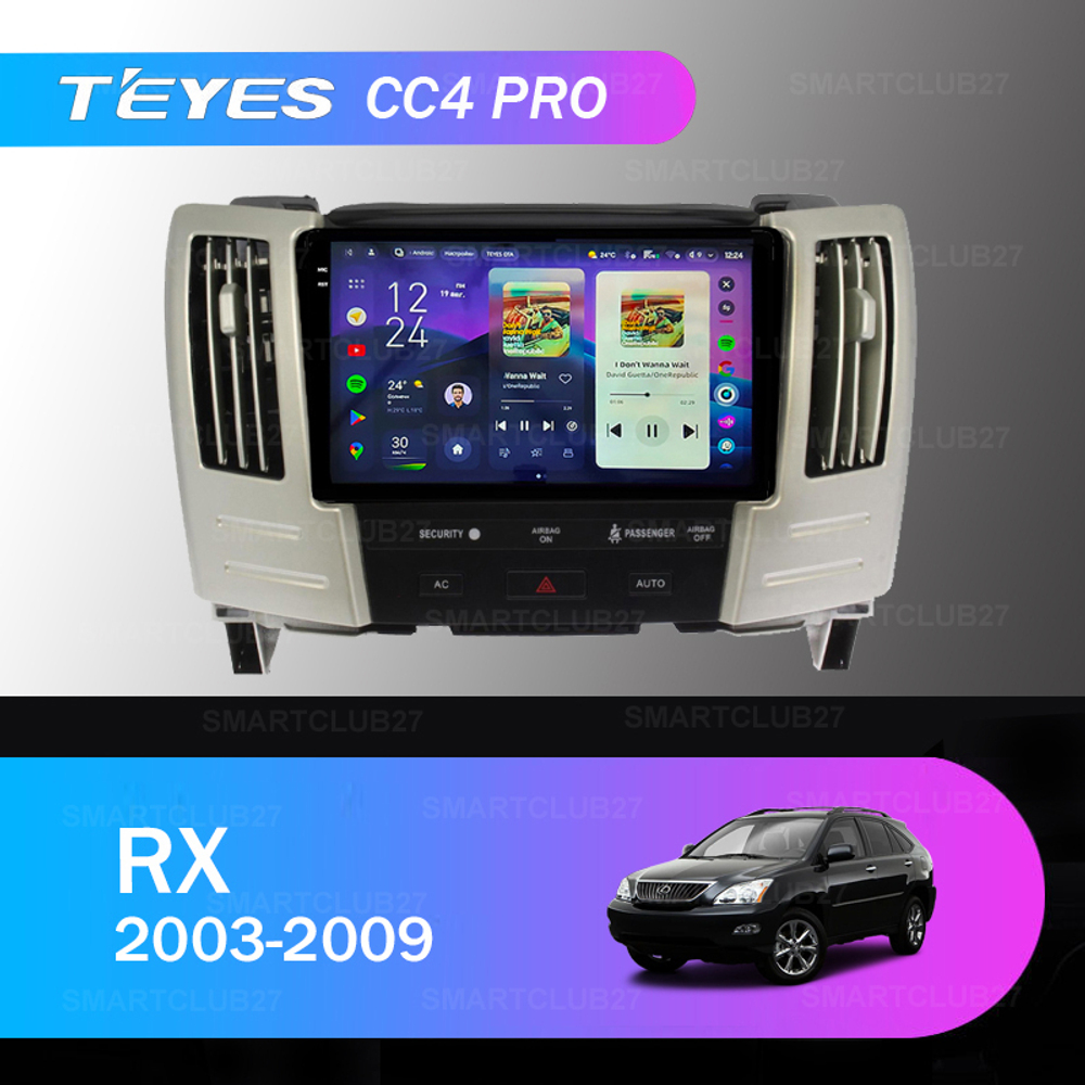 Teyes CC4 Pro 9" для Lexus RX 2003-2009