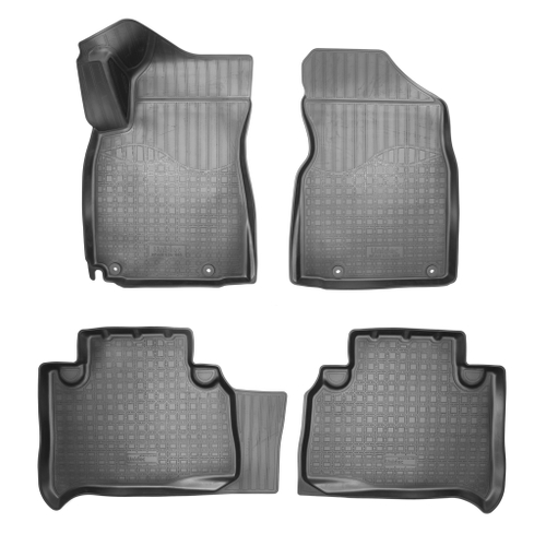 Ковры в салон Norplast/Unidec для Geely Emgrand X7 (2018-)Полиуретан,Черный, арт.NPA11-C24-085