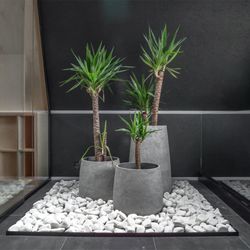 Кашпо CRATER CONCRETE M100