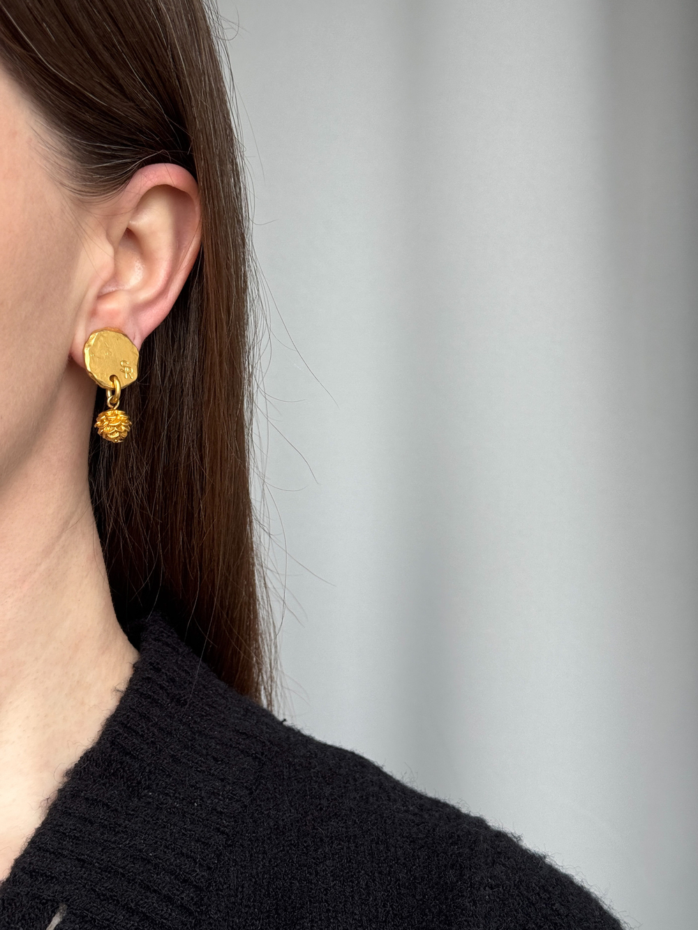 Клипсы с подвесками в виде шишек Sonia Rykiel