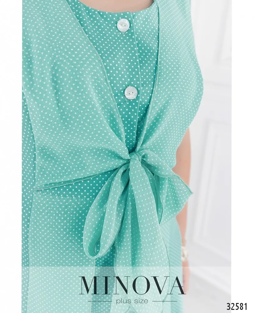 Платье 366-бирюза Minova