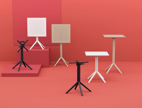 Стол пластиковый складной Sky Folding Table 60 черный