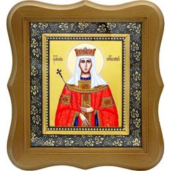 Елена Сербская королева  преподобная. Икона на холсте.