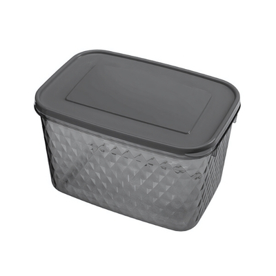 Контейнер для замораживания и хранения продуктов "кристалл" 1,7л (черный)