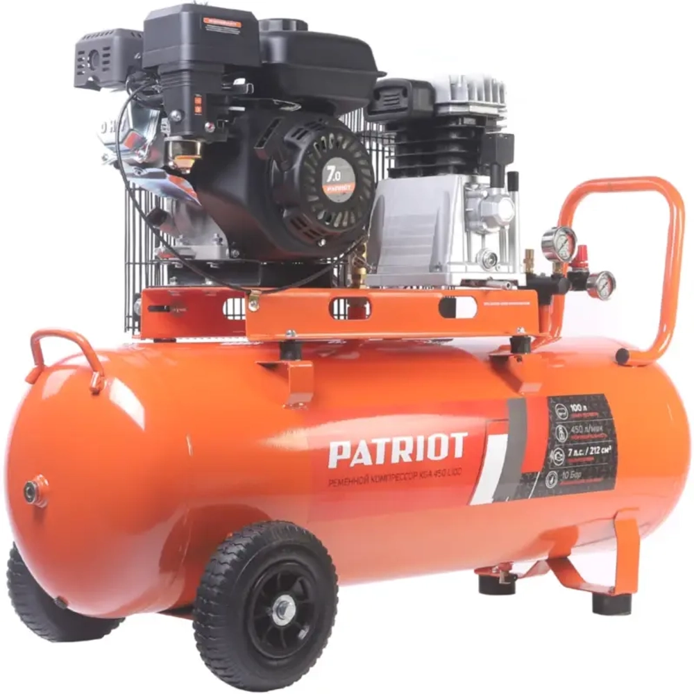 PATRIOT KGA 450 L100 ременной бензиновый компрессор 525102410