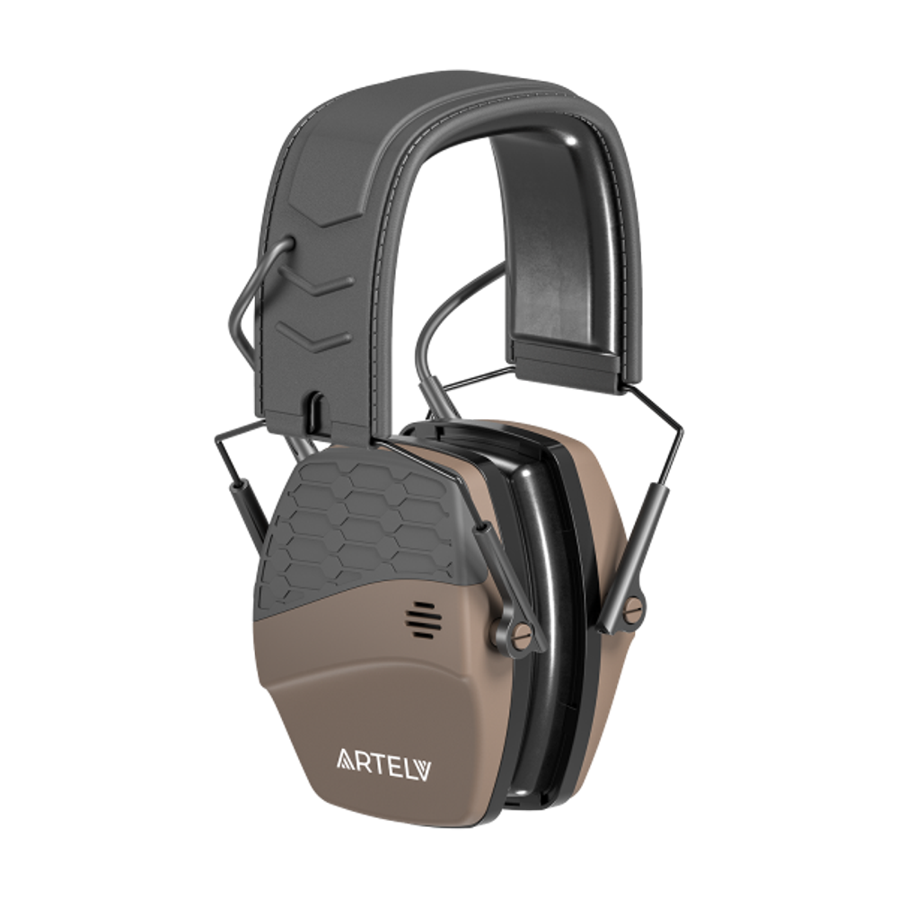 Активные наушники ARTELV КРЕЧЕТ КОРИЧНЕВЫЕ