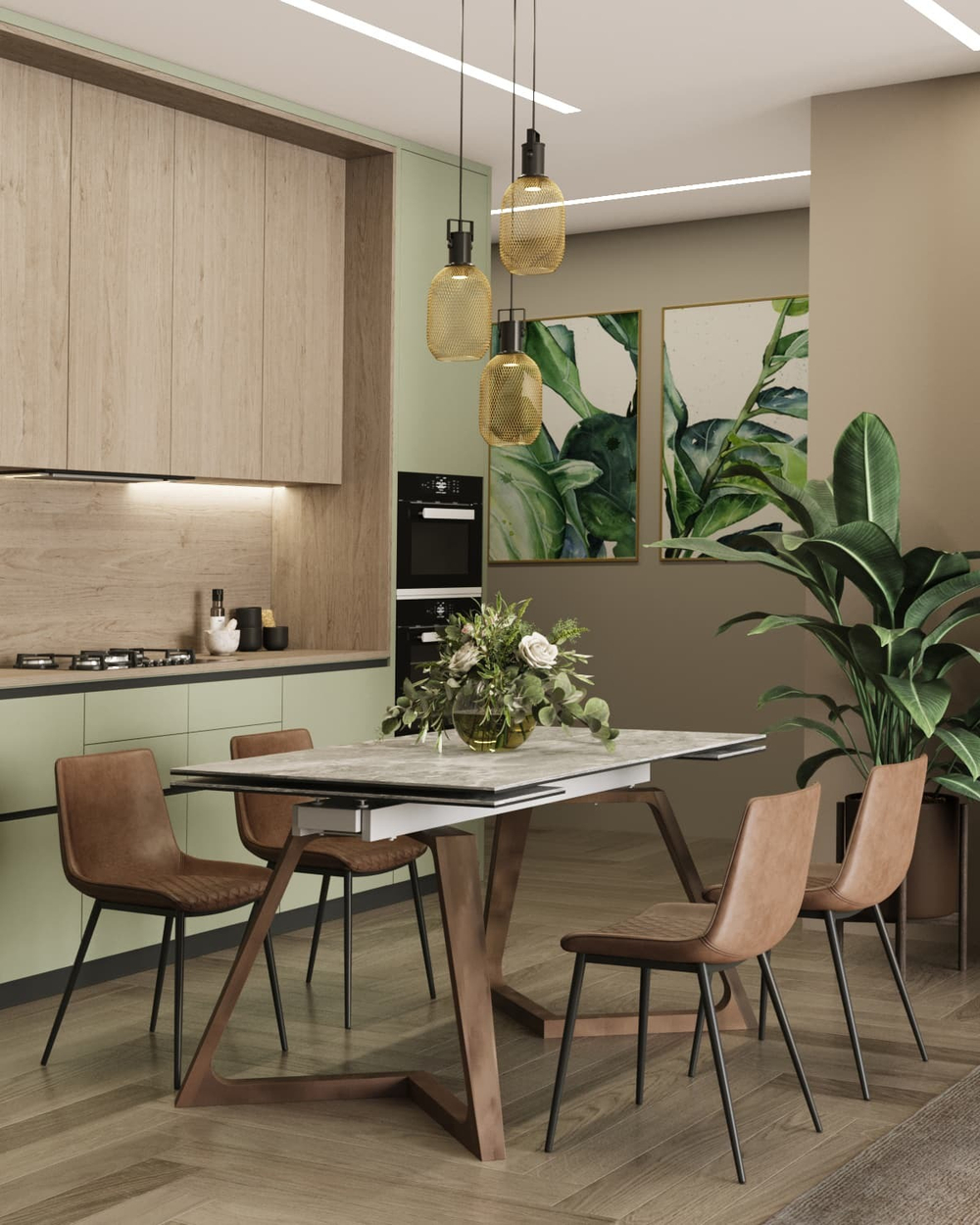 Стол обеденный Артизан раскладной 140-200*85 керамика