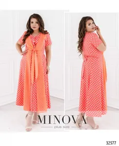 Платье 367-коралл Minova