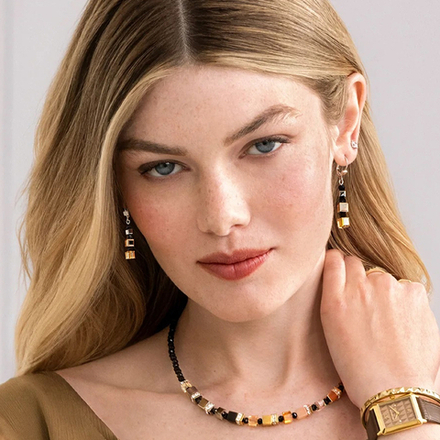 Серьги Coeur de Lion Tricolour 2101/20-1633