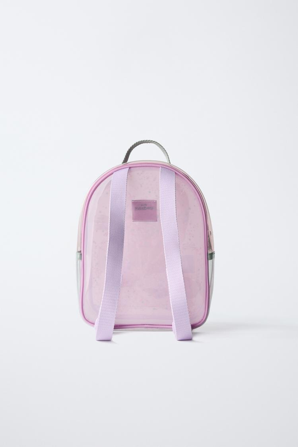 ZARA ВИНИЛОВЫЙ МИНИ-РЮКЗАК «ЛИЛО И СТИЧ» © DISNEY, ЭКРЮ