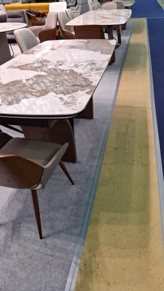 Раздвижной стол Torsion, 180-260х90 см, керамика