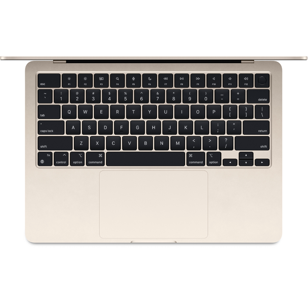 Ноутбук Apple MacBook Air 13 (M4, 10C/10C), 16/1TB, Starlight (Сияющая звезда)