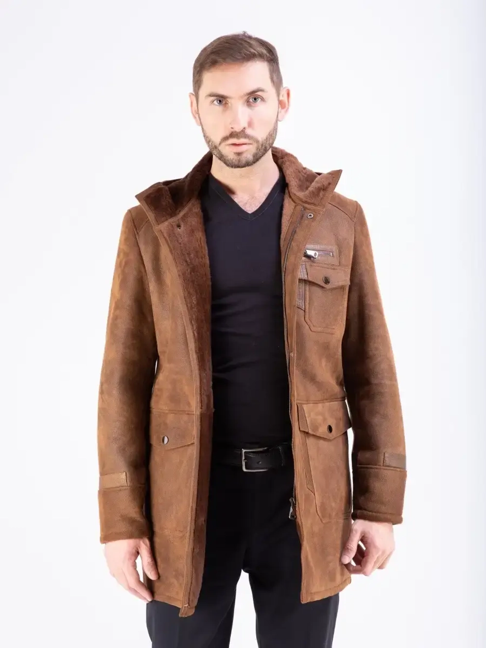 Дубленка мужская натуральная Турция