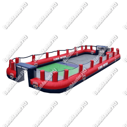 Надувная площадка для игры в хоккей 20*10*4 м