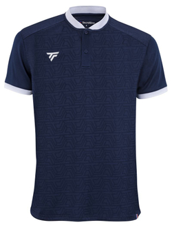Мужское теннисное поло Tecnifibre Team Mesh Polo - небесный