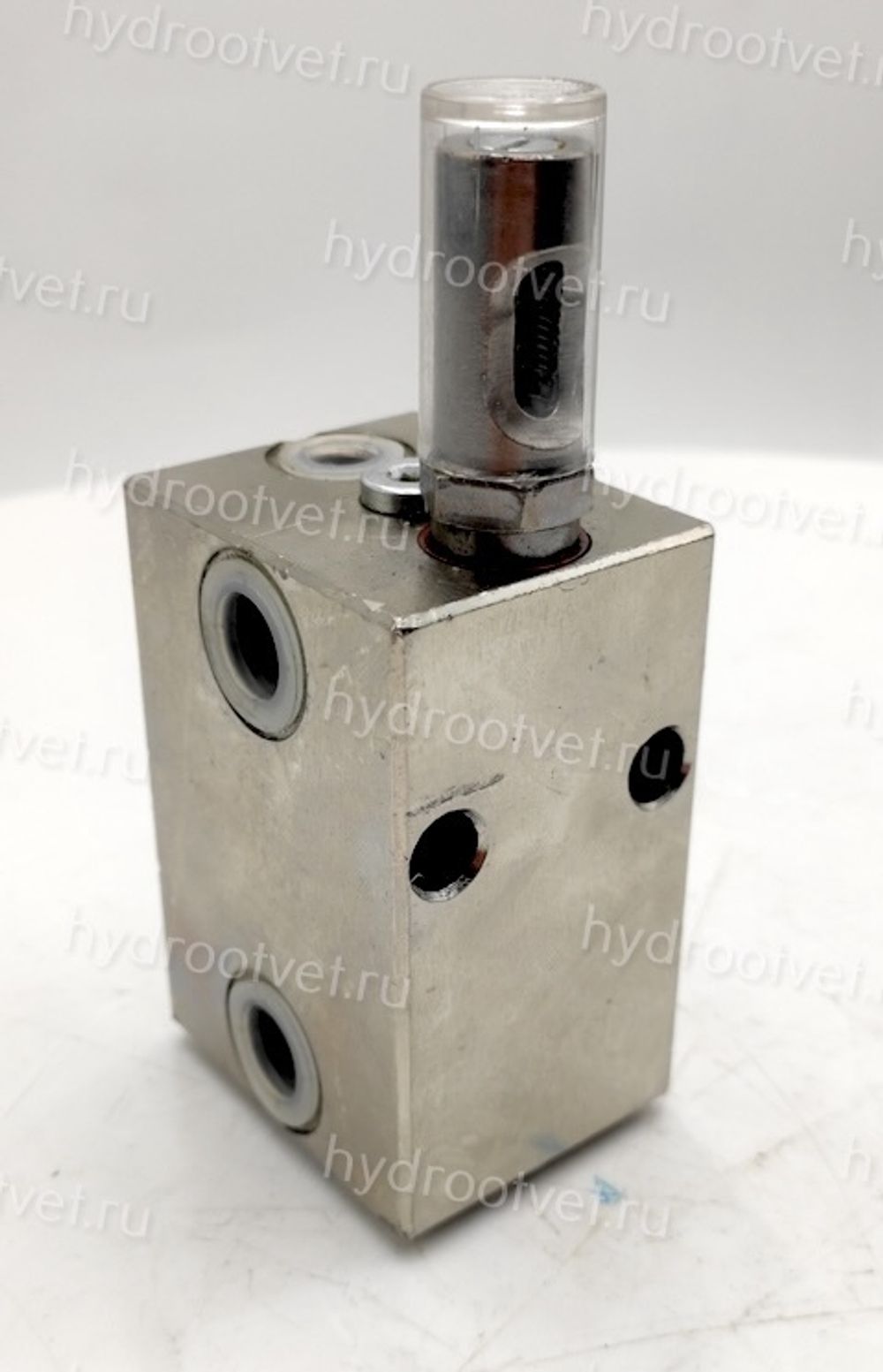 VSG2-KR - Питатель для двухлинейных систем смазки с рабочим давлением 400 бар, количество выходов 2, максимальная доза 2,3 мл/цикл, с регулятором и индикатором