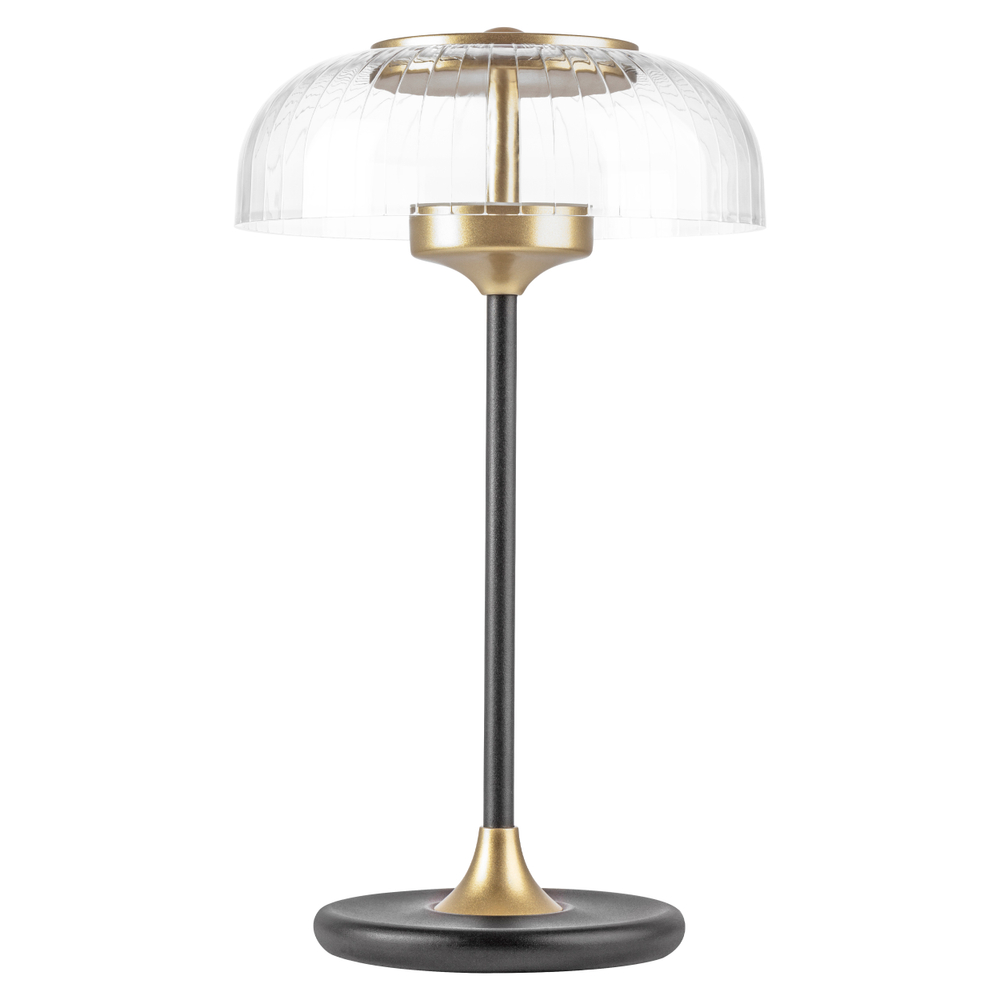 738973 Настольная лампа ACRILE 7W LED 295LM 120G ЗОЛОТО/ЧЕРНЫЙ 3000K