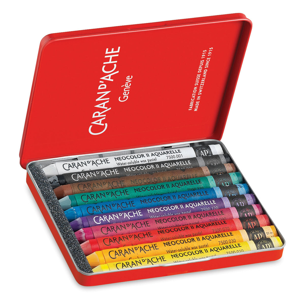 Caran d'Ache Neocolor II набор 10 цветов