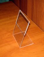 Менюхолдер тейбл тент А6 L-обр верт