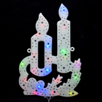 Световое панно снежинка 20л LED 30*30см, пак