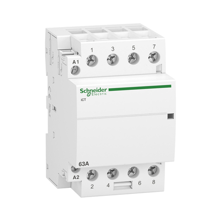 Контактор модульный SE A9C20864 iCT63A 4НО 220/240В АС 50ГЦ