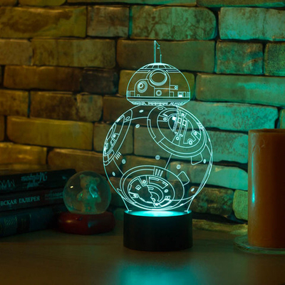 3Д-светильник "Робот BB-8"