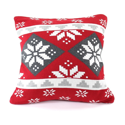 Подушка с орнаментом christmas story, 45х45 см