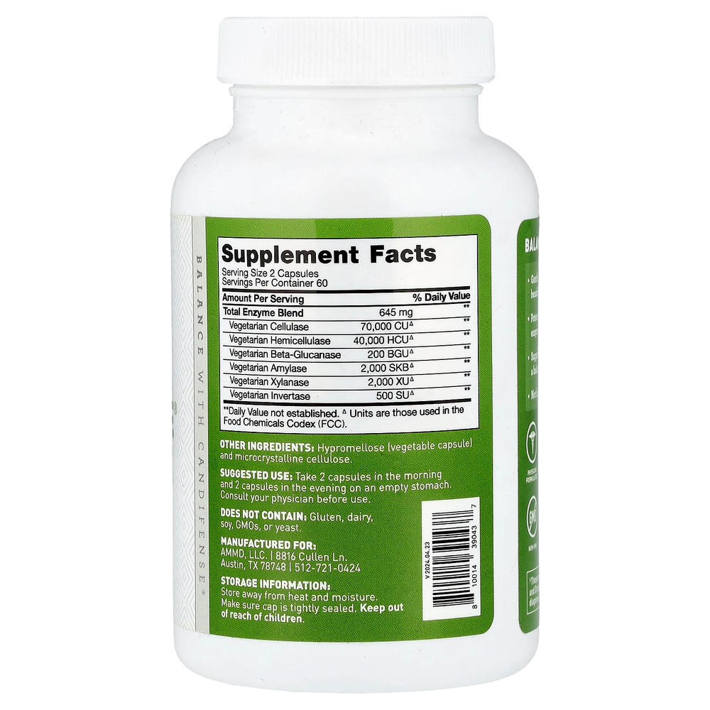 Amy Myers MD, Candifense®, 120 капсул