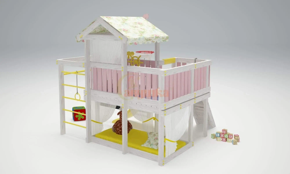 Игровой комплекс из дерева"Baby - 8"