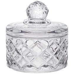 ЕМКОСТЬ ДЛЯ ХРАНЕНИЯ LEFARD С КРЫШКОЙ "DIAMANT" 8*9,5 СМ, 180 МЛ