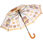 Зонт детский полуавтомат «Ultramarine- Веселые зверята», 8 спиц, d-86, в сложе. виде 65см