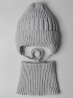 Шапка детская осенняя со снудом