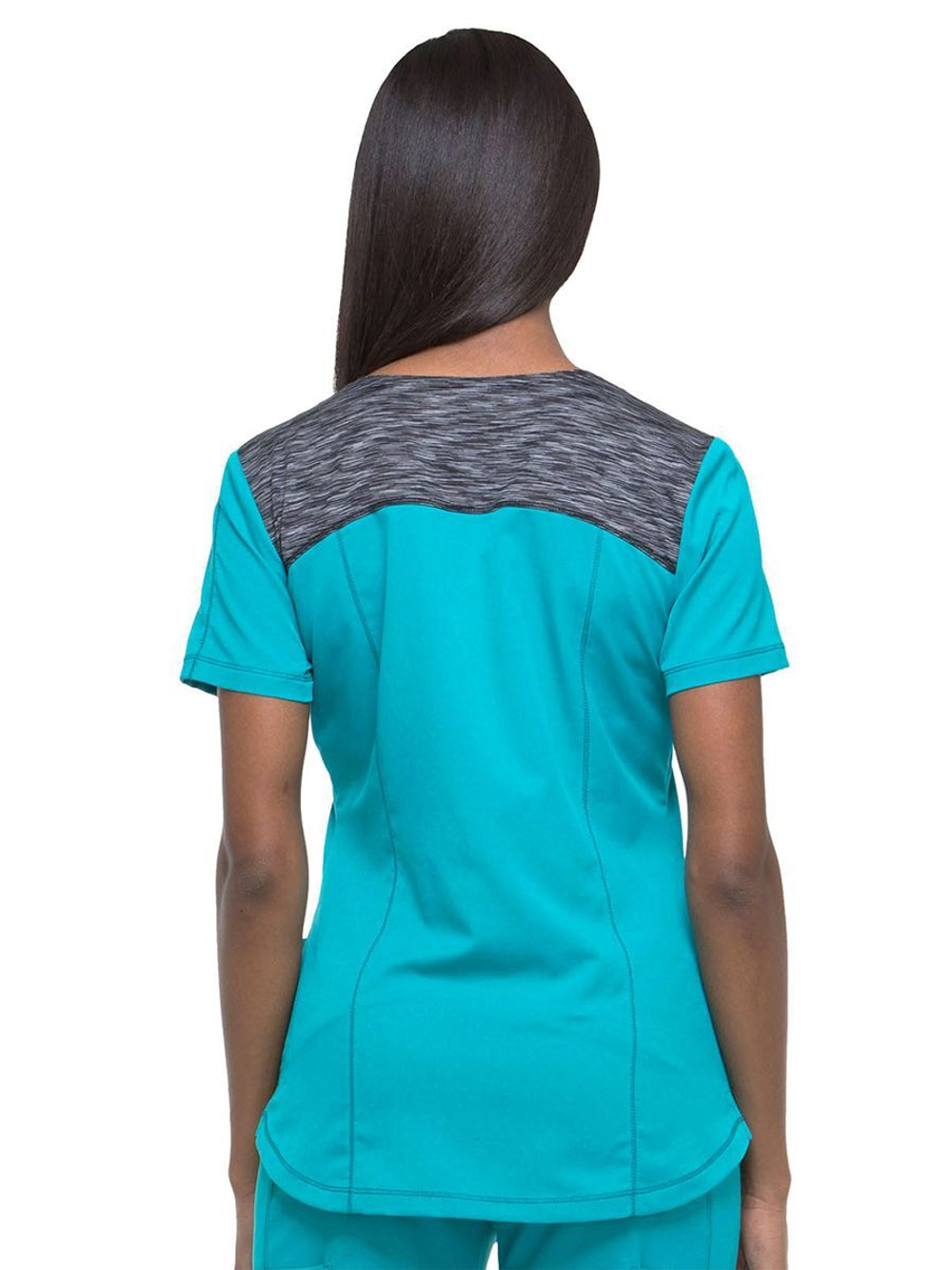 Топ медицинский женский Dickies DK740, бирюзовый, XS