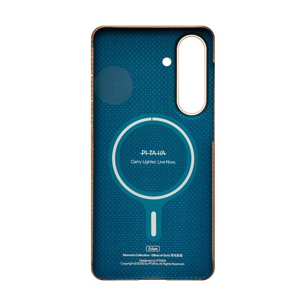 Чехол Pitaka Edge Case для Samsung S26+, Золотой блик | Golden Glint