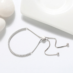 Браслет с затяжкой серебряный