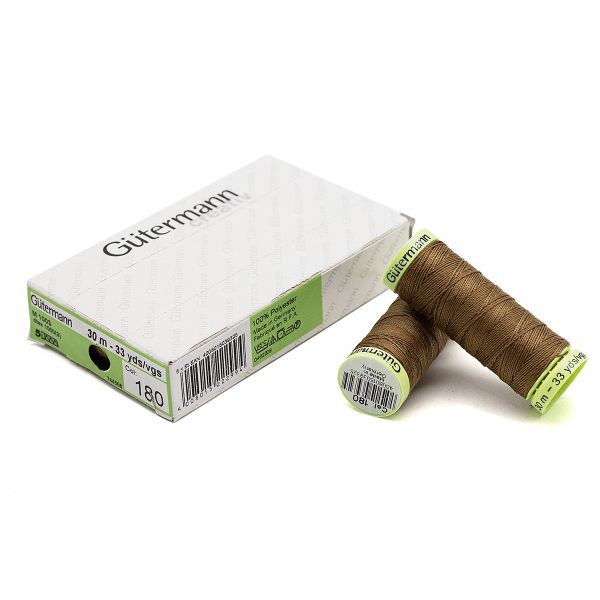 Нитки отделочные Gutermann Top Stitch 30 (30 метров), 5 кат. | 180 золотистая охра