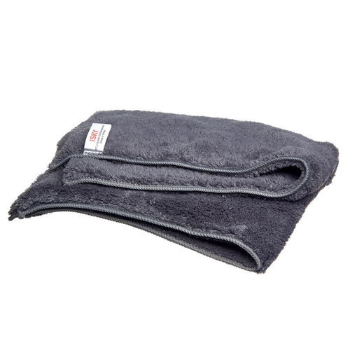 Полотенце для ухода за автомобилем iSky, 50х60 см, микрофибра, серый, 500г/м2 IMT5060