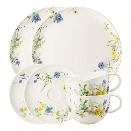 Столовый сервиз Rosenthal Brillance Fleurs des Alpes на 2 персоны 6 шт.