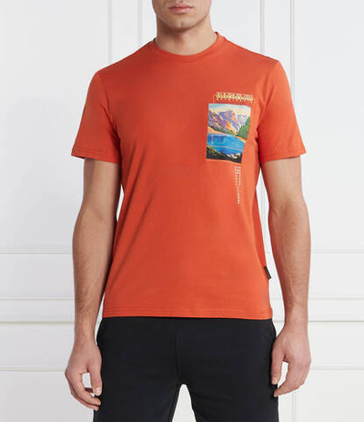Футболка S-CANADA Napapijri - оранжевый(NP0A4HQM)