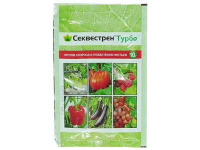 Секвестрен пакет 10г (против хлороза и пожелтения листьев) ВХ