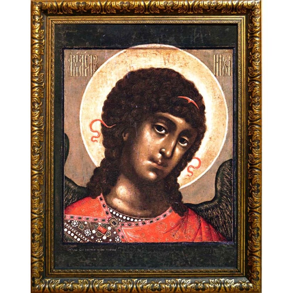 Архангел Михаил. Воспроизведение на холсте старинной иконы М. Милютина.