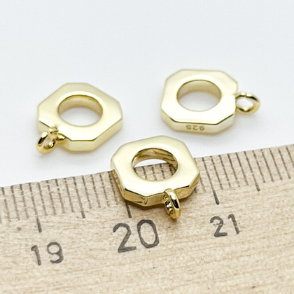 Бейл, позолота, размер 11,5*9*2 мм, цена за 1 шт